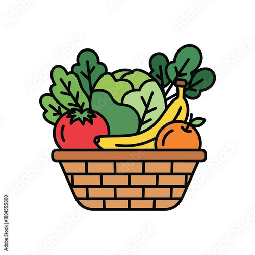 Simple illustration of a brown mortar and pestle, a tool used for grinding and crushing ingredients