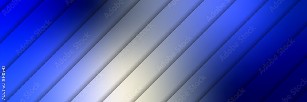 Fototapeta premium Modern Blue Presentation Background. Technology Banner. Abstract Business Wallpaper. Vector Illustration