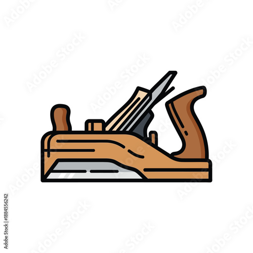 Simple illustration of a brown mortar and pestle, a tool used for grinding and crushing ingredients