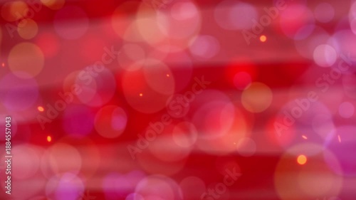 Dreamy Crimson Bubbles: A vibrant abstract composition featuring soft, floating bokeh effects in shades of red and pink, creating a sense of warmth and romance.