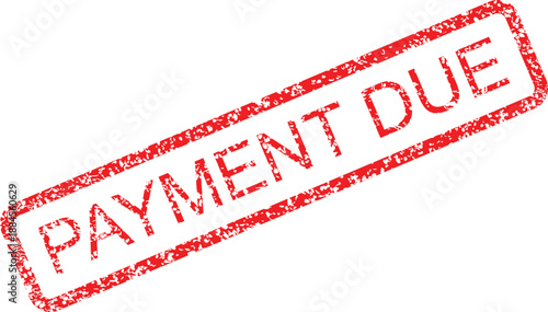 Payment Due Document Status Stamp