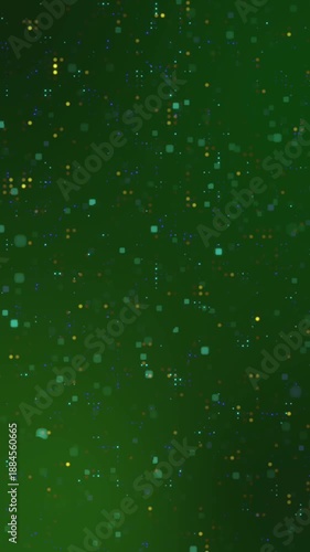 technology green background vertical , digital and hi-tech concept, Motion graphic, wallpaper or a screensaver, minimalist vertical backdrops animation