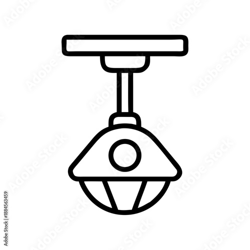 Ceiling Flush Light for web and graphic design