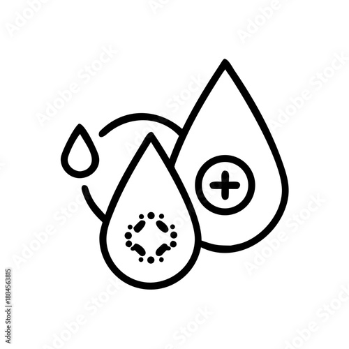 Disinfection Drops for web and graphic design