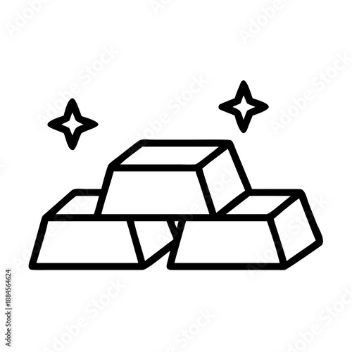 Gold Bar for web and graphic design