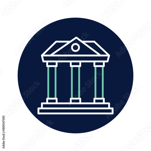 Financial Institution vector, pixel perfect, illustrator file  
