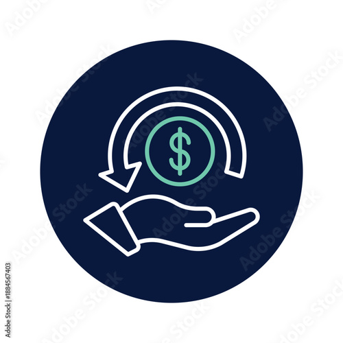 Investment Return vector, pixel perfect, illustrator file  
