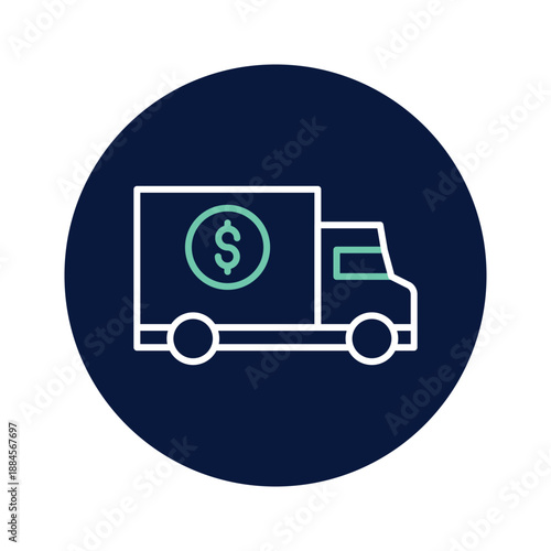 Money Transporter vector, pixel perfect, illustrator file  

