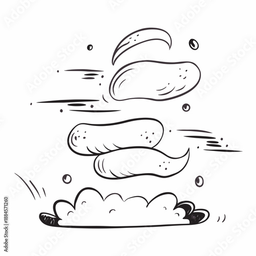 Stack of pancakes with syrup