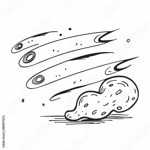 Celestial bodies in motion