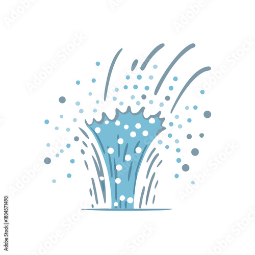 Water fountain spray