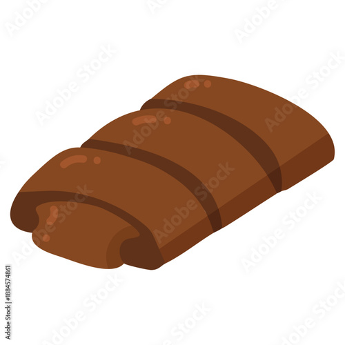 Chocolate Puff Pastry Pie Bakery Dessert