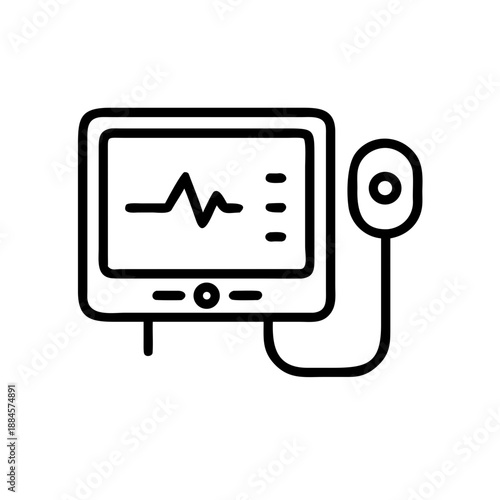 Medical Monitor for web and graphic design