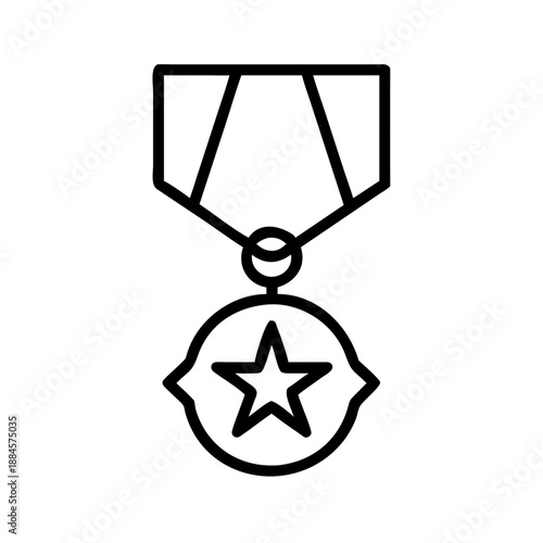Military Medal for web and graphic design