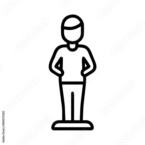 Miniature Figure for web and graphic design