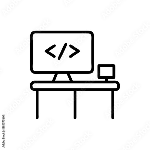 Programmer Desk for web and graphic design