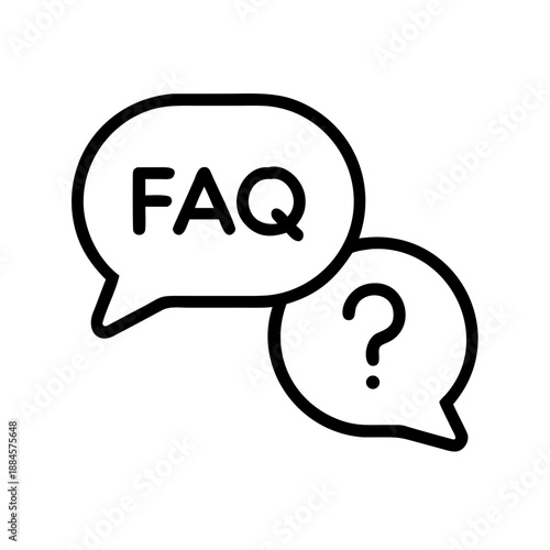 Question Faq for web and graphic design