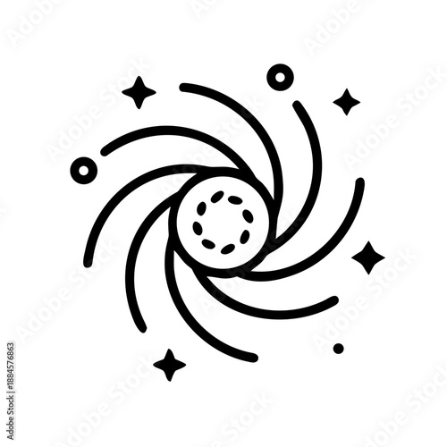 Spiral Galaxy for web and graphic design