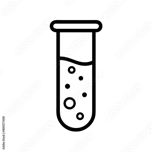 Test Tube Experiment for web and graphic design