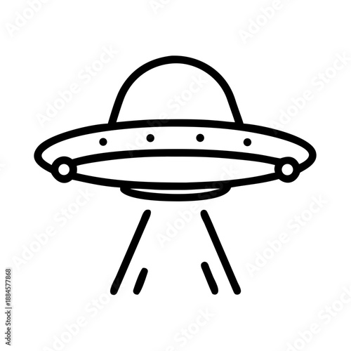 Ufo Flying for web and graphic design