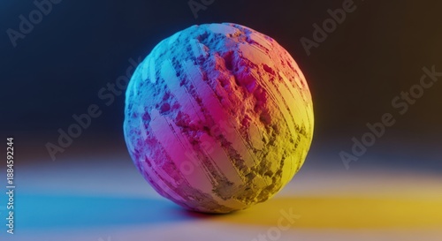 A dynamic, abstract representation of potential, featuring rough, unpolished texture symbolizing an initial stage of development and form, potential, raw, concept
