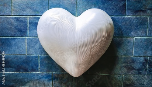 celebrate world toilet day with a heartfelt white heart design symbolizing hygiene and well being a visual reminder of global sanitation efforts and impactful change