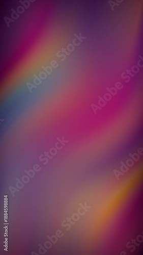 Abstract Colorful Arc Wave Loop Motion Background with Soft Gradient Blur