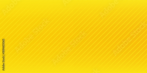 Modern bright yellow background with lines pattern abstract