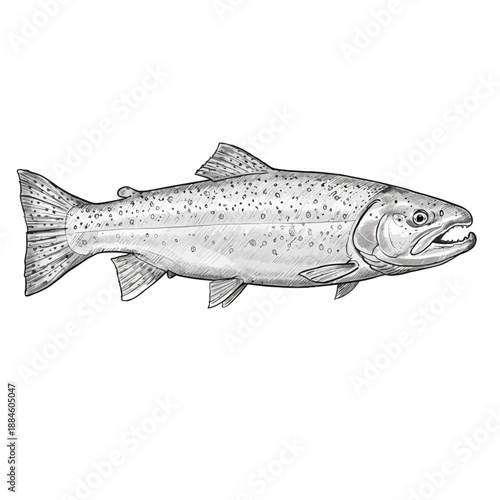 Rio Grande Cutthroat Trout Oncorhynchus clarkii virginalis Isolated
