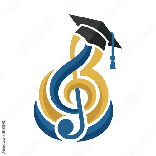Graduation Achievement and Creative Education Success Symbol