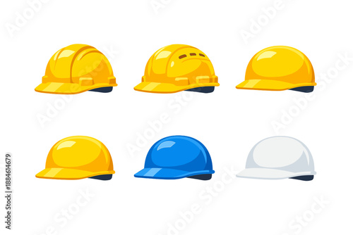 Construction and Safety Icon Set. Featuring helmets, tools, equipment, safety, gear, warning, site, and more.