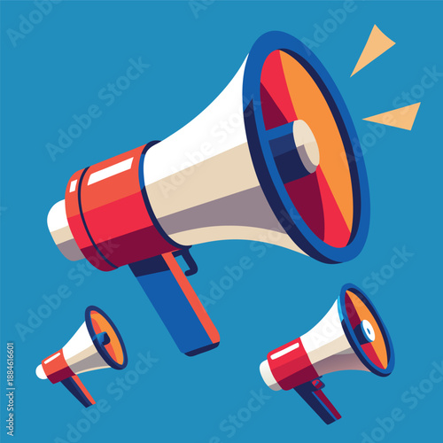 megaphone illustration 