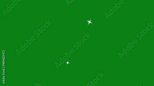 Wallpaper Mural White glowing stars sparkle, blinking retro vector stars and dots, twinkling star in night sky, doodle glitter star, twinkle magic dust animation, shimmer particle on green screen, 4K loop animation Torontodigital.ca