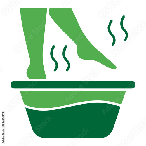 Relaxing Foot Bath Icon