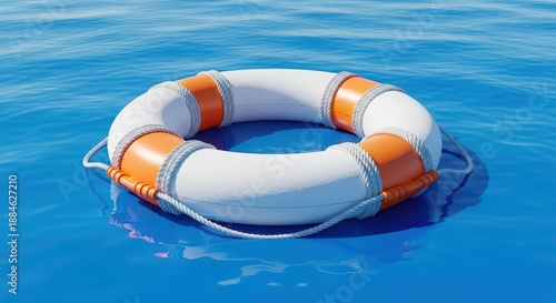 A crucial protective presence overseeing recreational water activities under intense sunlight and clear blue skies during the vacation period, activity, whistle, observation