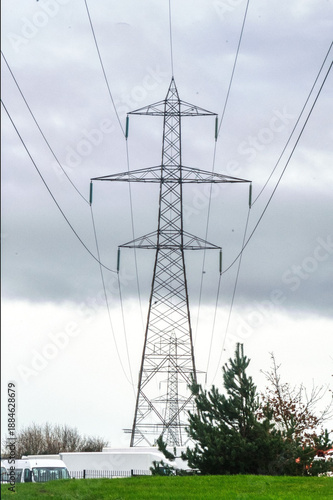 high voltage power lines