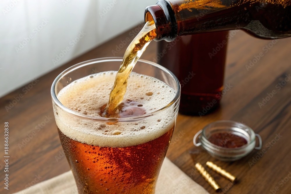 custom made wallpaper toronto digitalA glass of beer is poured into a glass