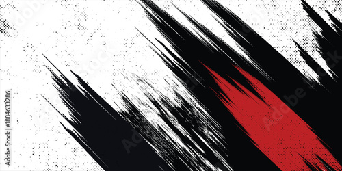 black white and red grunge texture background. eps 10