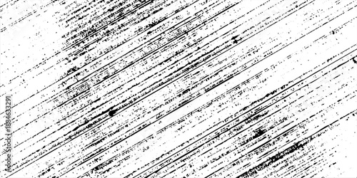 Diagonal scratch texture abstract background. Grunge etched lines with high contrast motion. Minimal distressed surface for modern layout design. Vektor illustration.