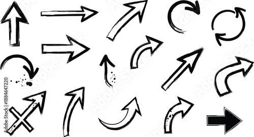 Versatile directional arrows set