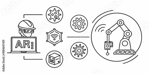 Augmented Reality Integration in Industrial Manufacturing and Automation Processes for Enhanced Efficiency and Productivity