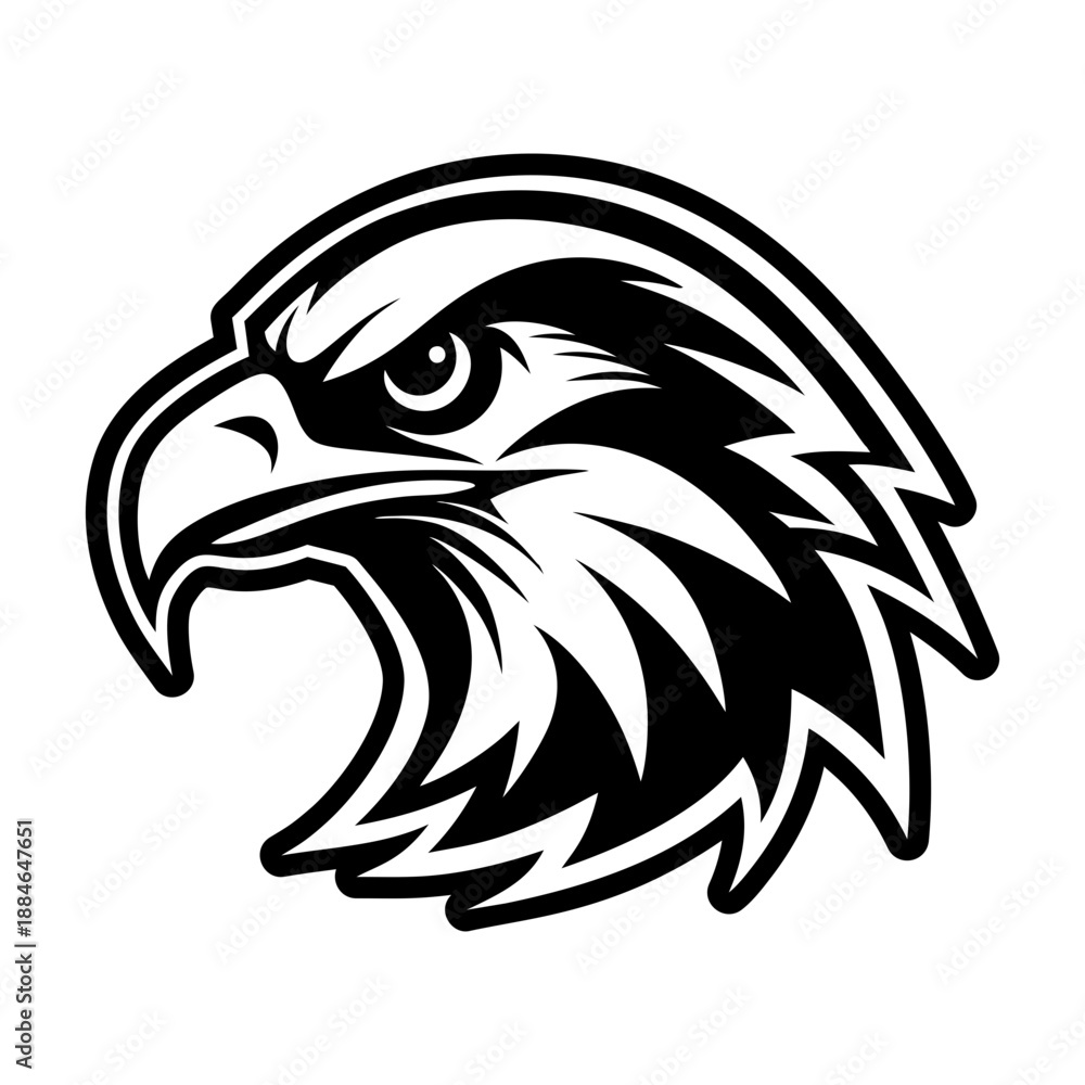 Fototapeta premium Hummingbird Glyph Style Icon