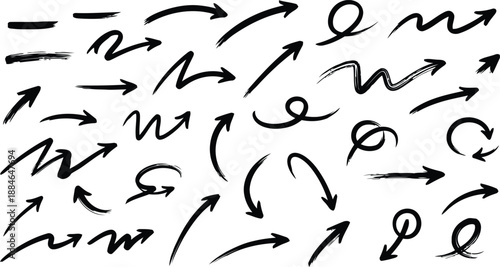 Hand drawn arrow collection