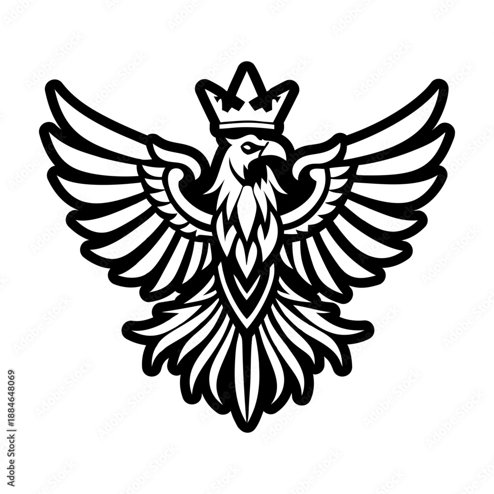 Obraz premium Hummingbird Glyph Style Logos