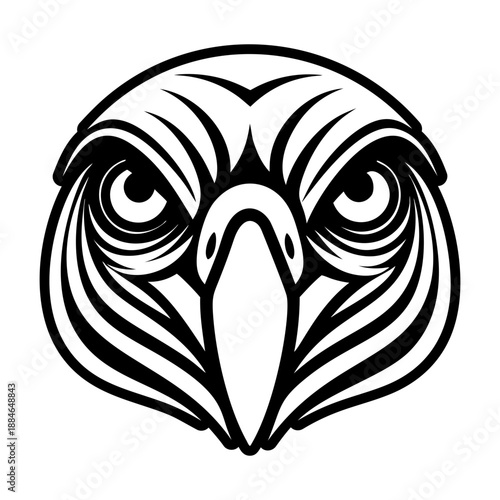 Flamingo Bird Glyph Style Icons