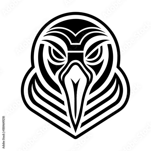  Flamingo Glyph Style Logos 
