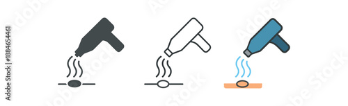 cryosurgery cold wave lines focusing onto tiny circular skin area