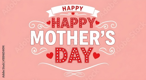 Happy mother's day greeting card