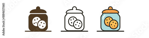 cozy home life jar of cookies on