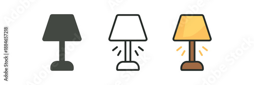 daily comfort minimal bedside lamp with warm glow